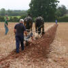 The start of a straight furrow 