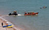 Lifeboat launch at Sidmouth  
