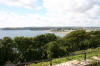 View over Falmouth beach from the castle