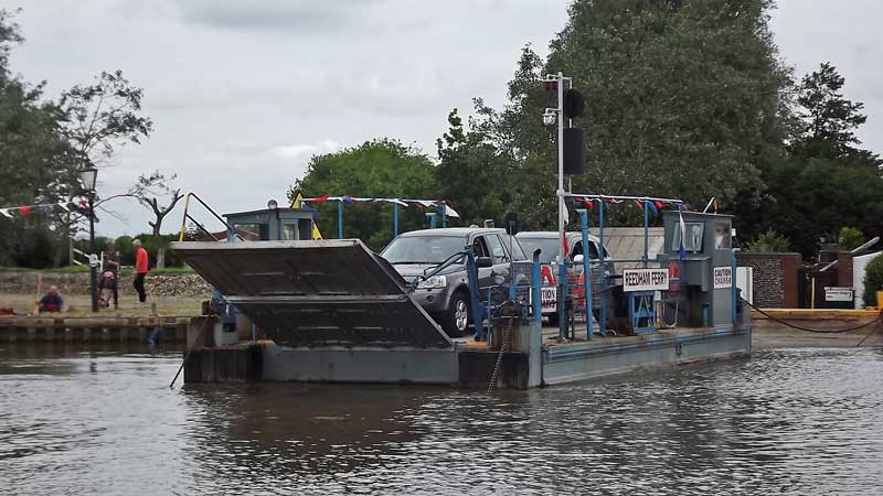 Reedham Ferry loaded  