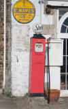 Old petrol pump in St. Mawes 