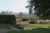 Formal garden and view over Taunton.  